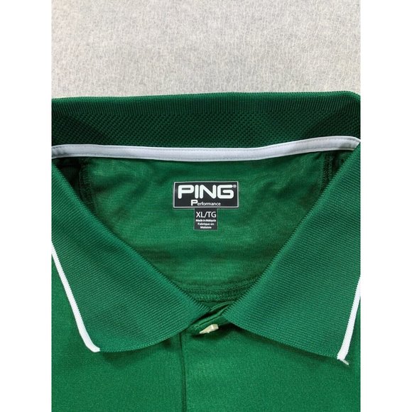 Baylor Bears Ping Collection Short Sleeve Golf Polo Shirt (Men's XL) Green - Picture 4 of 11